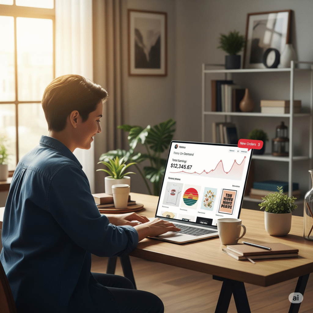 How to Make Money with Print on Demand in 2025: A Beginner’s Guide to Passive Income