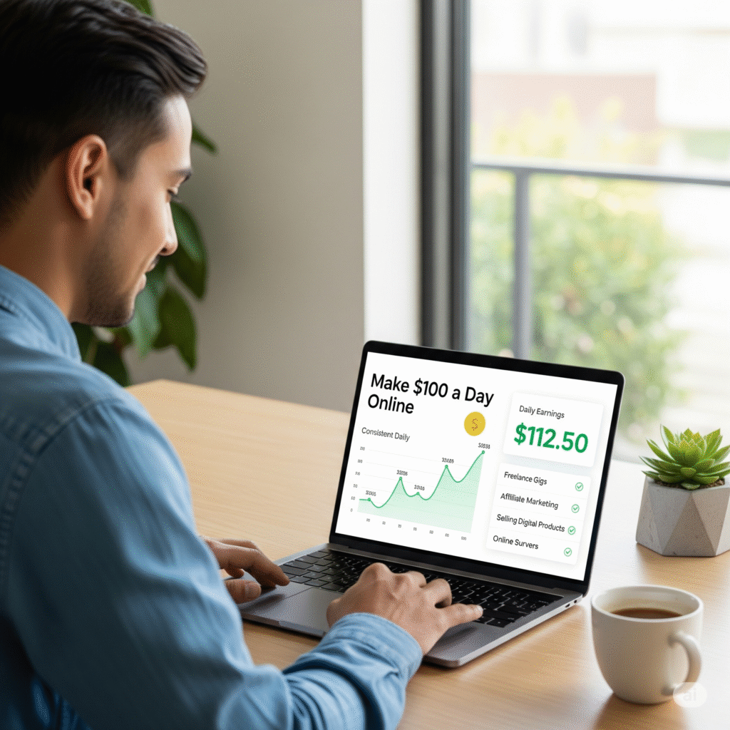 How to Make $100 a Day Online: Realistic Methods for 2025