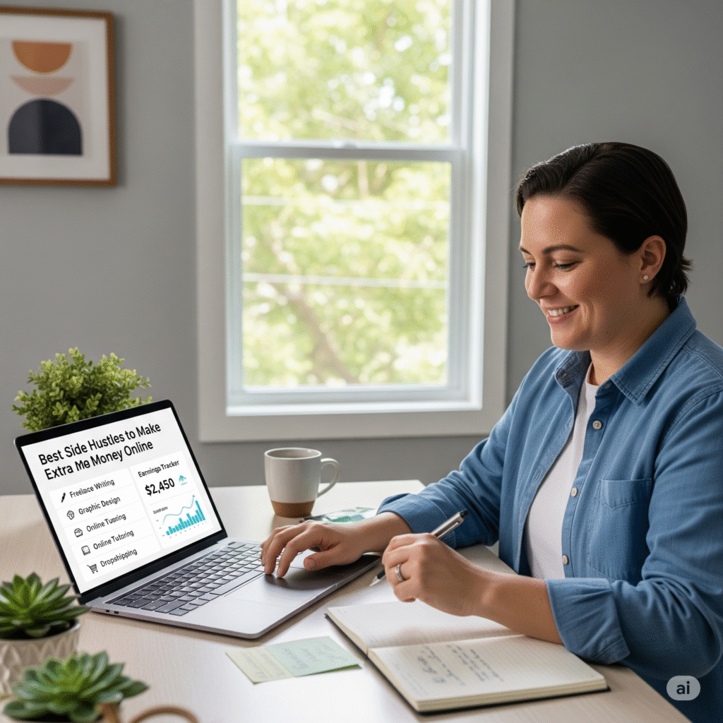 Best Side Hustles to Make Extra Money Online